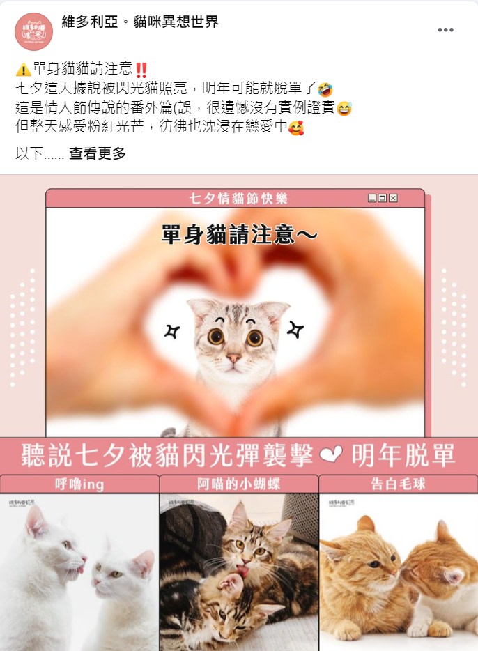 Facebook 社群貼文範例